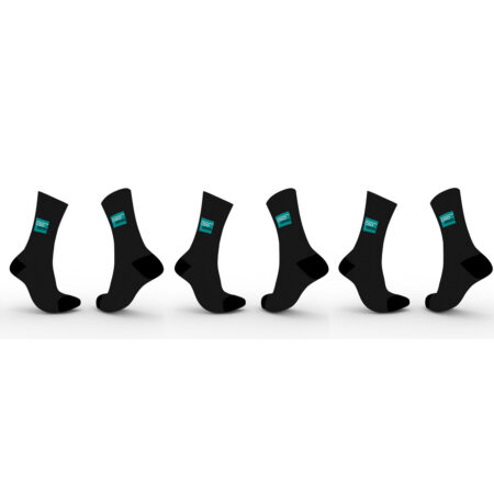 3-Pair Bundle - Sustainable High-Speed Premium Crew Socks